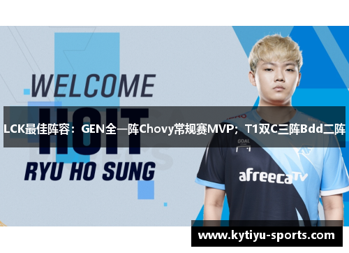 LCK最佳阵容：GEN全一阵Chovy常规赛MVP；T1双C三阵Bdd二阵